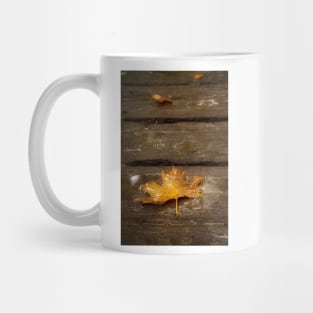 Maple Leaf in the Rain Mug